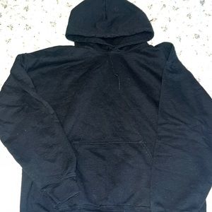 Plain Black Hoodie